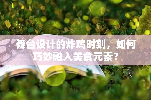 舞台设计的炸鸡时刻，如何巧妙融入美食元素？