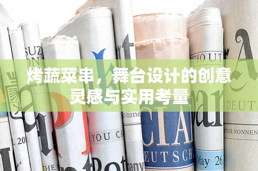 烤蔬菜串，舞台设计的创意灵感与实用考量