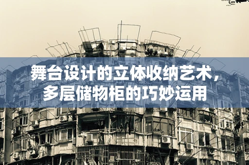 舞台设计的立体收纳艺术，多层储物柜的巧妙运用
