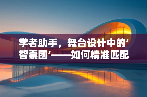 学者助手，舞台设计中的‘智囊团’——如何精准匹配创意与功能需求？