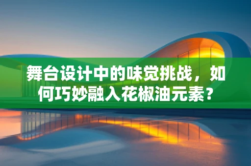 舞台设计中的味觉挑战，如何巧妙融入花椒油元素？