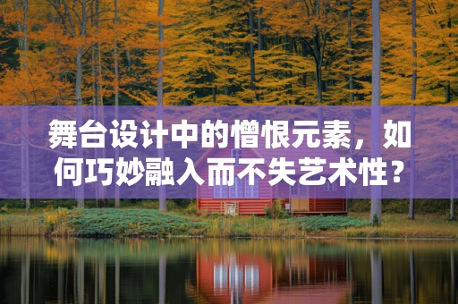 舞台设计中的憎恨元素，如何巧妙融入而不失艺术性？