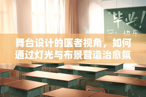 舞台设计的医者视角，如何通过灯光与布景营造治愈氛围？