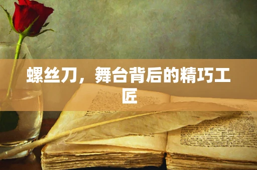 螺丝刀，舞台背后的精巧工匠
