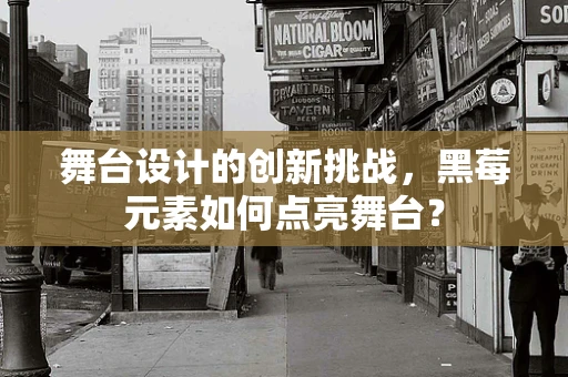舞台设计的创新挑战，黑莓元素如何点亮舞台？