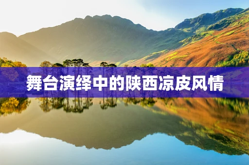 舞台演绎中的陕西凉皮风情