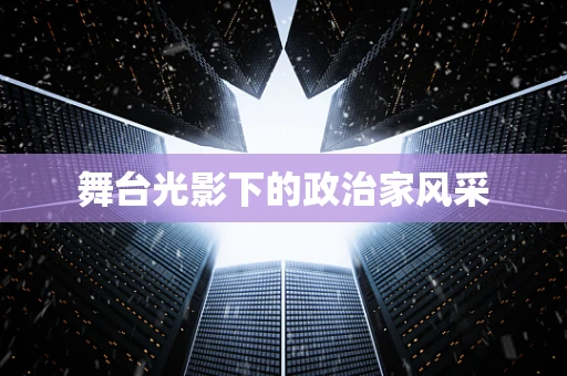 舞台光影下的政治家风采
