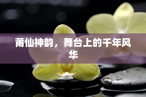 莆仙神韵，舞台上的千年风华