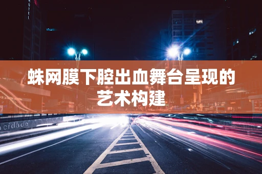 蛛网膜下腔出血舞台呈现的艺术构建