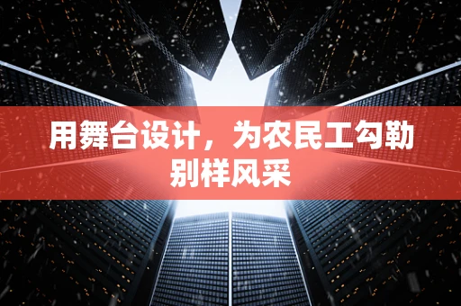 用舞台设计，为农民工勾勒别样风采