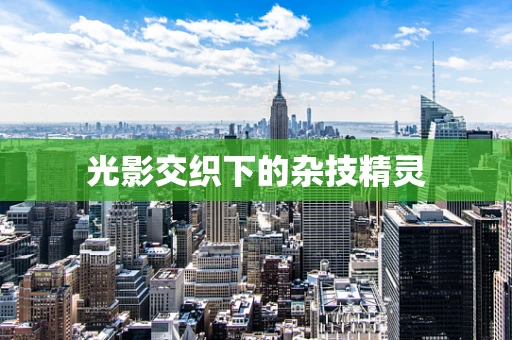 光影交织下的杂技精灵