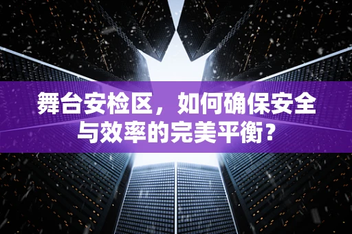 舞台安检区，如何确保安全与效率的完美平衡？