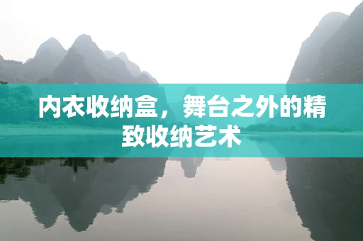 内衣收纳盒，舞台之外的精致收纳艺术