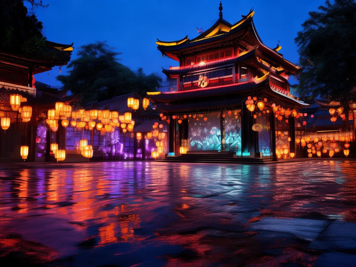 昆山之夜，如何融合传统与现代，打造舞台设计的独特魅力？