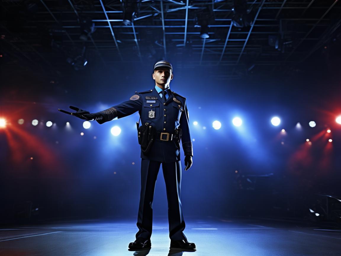 舞台上的交警风采，秩序之美与设计艺术