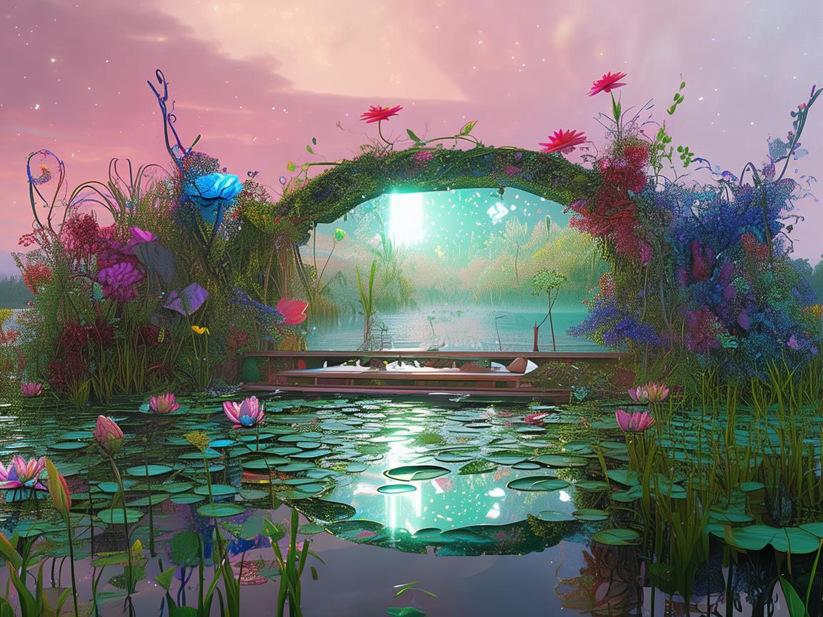 梦幻湿地舞台，自然与艺术的交融