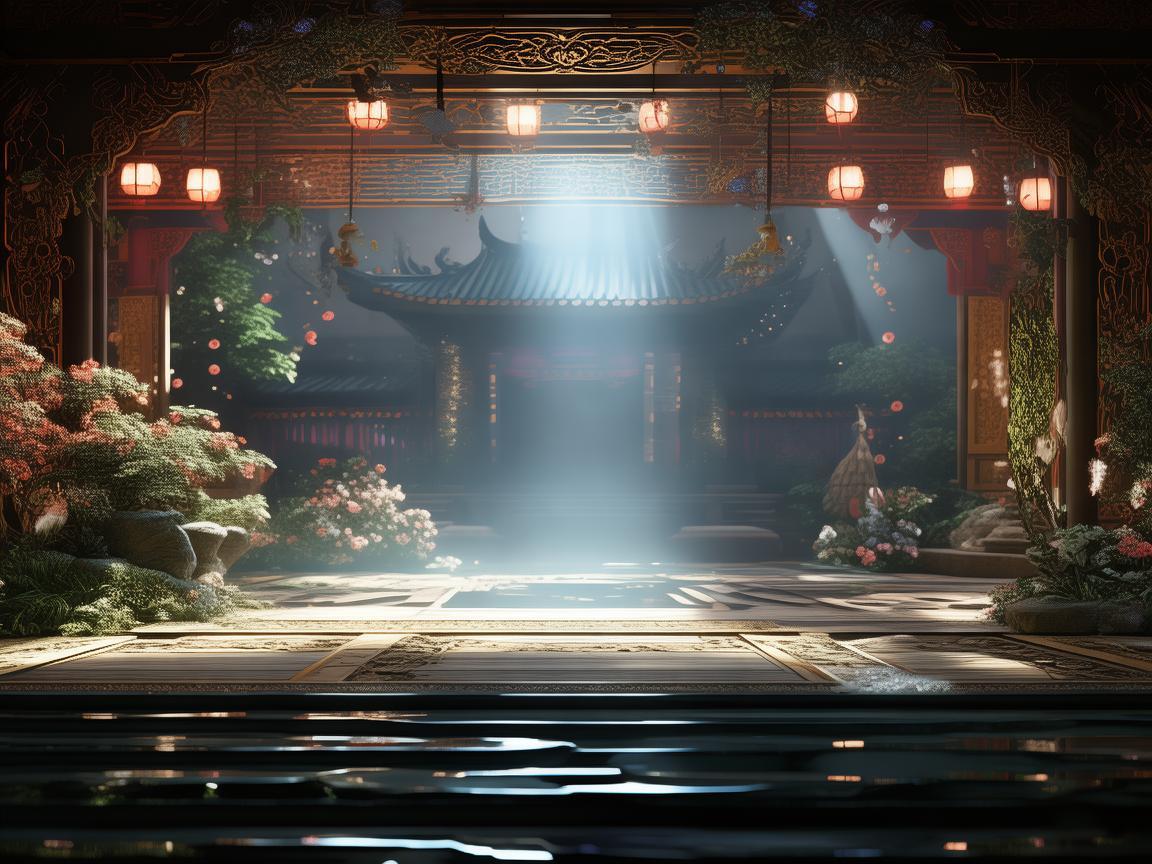舞台设计中的道与观，如何在道观演出中营造神秘与和谐的氛围？