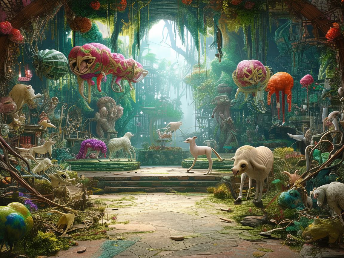 梦幻动物园舞台，园长的奇幻构想