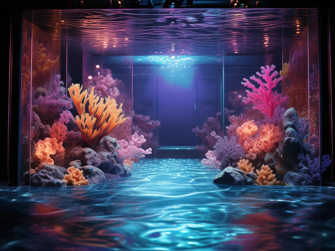 舞台设计之问，水族馆中的光影艺术如何营造梦幻海底世界？