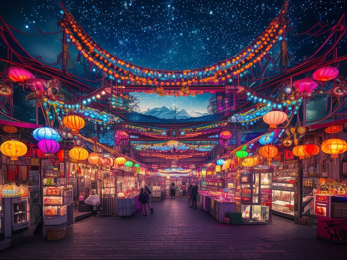 点亮夜市摊位，舞台设计的独特魅力