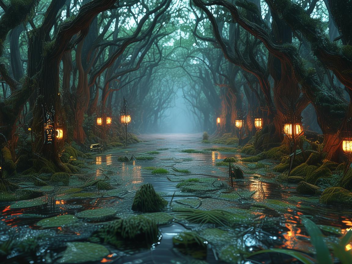 奇幻沼泽舞台，沉浸黑暗之境