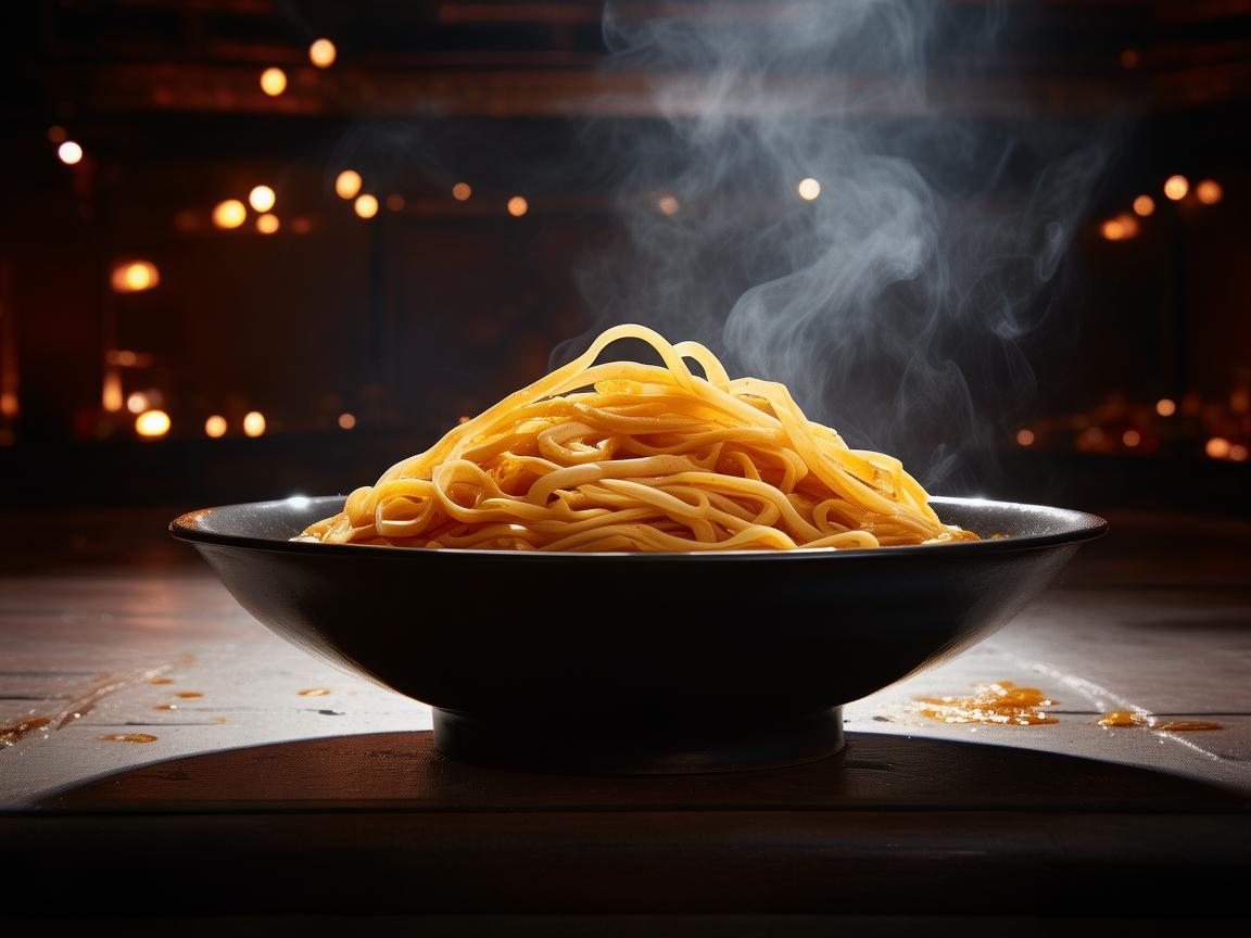 舞台上的刀削面，如何通过光影艺术再现传统美食的魅力？