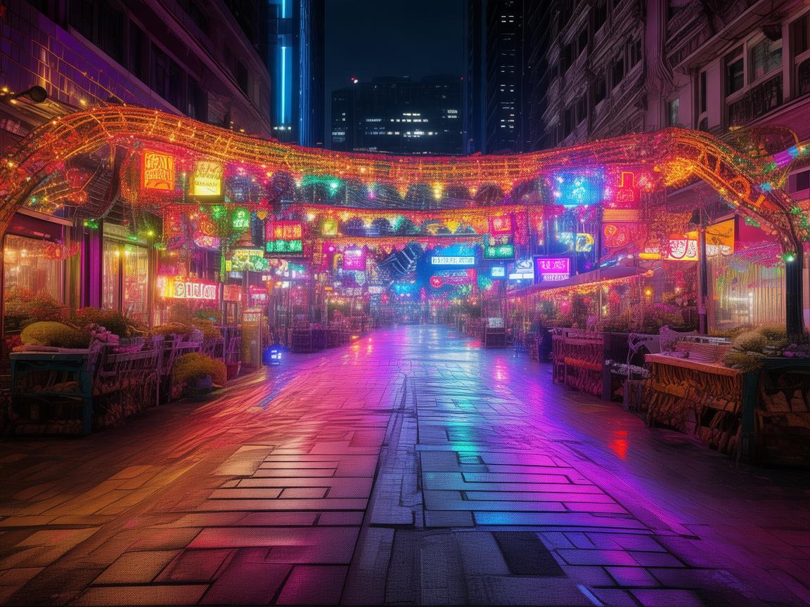 打造梦幻夜市街舞台，点亮城市夜生活