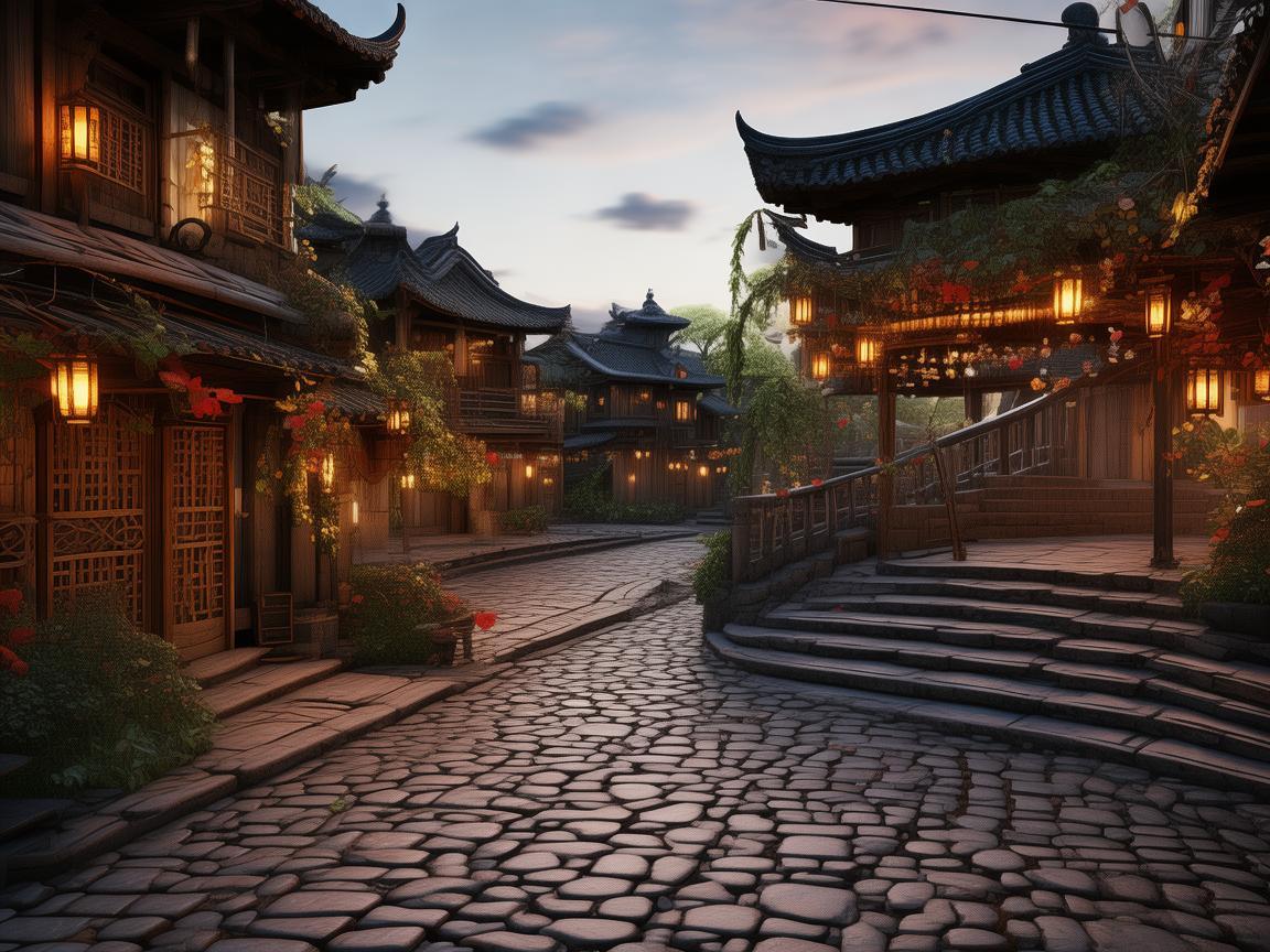 古韵今风，古镇街舞台设计构想