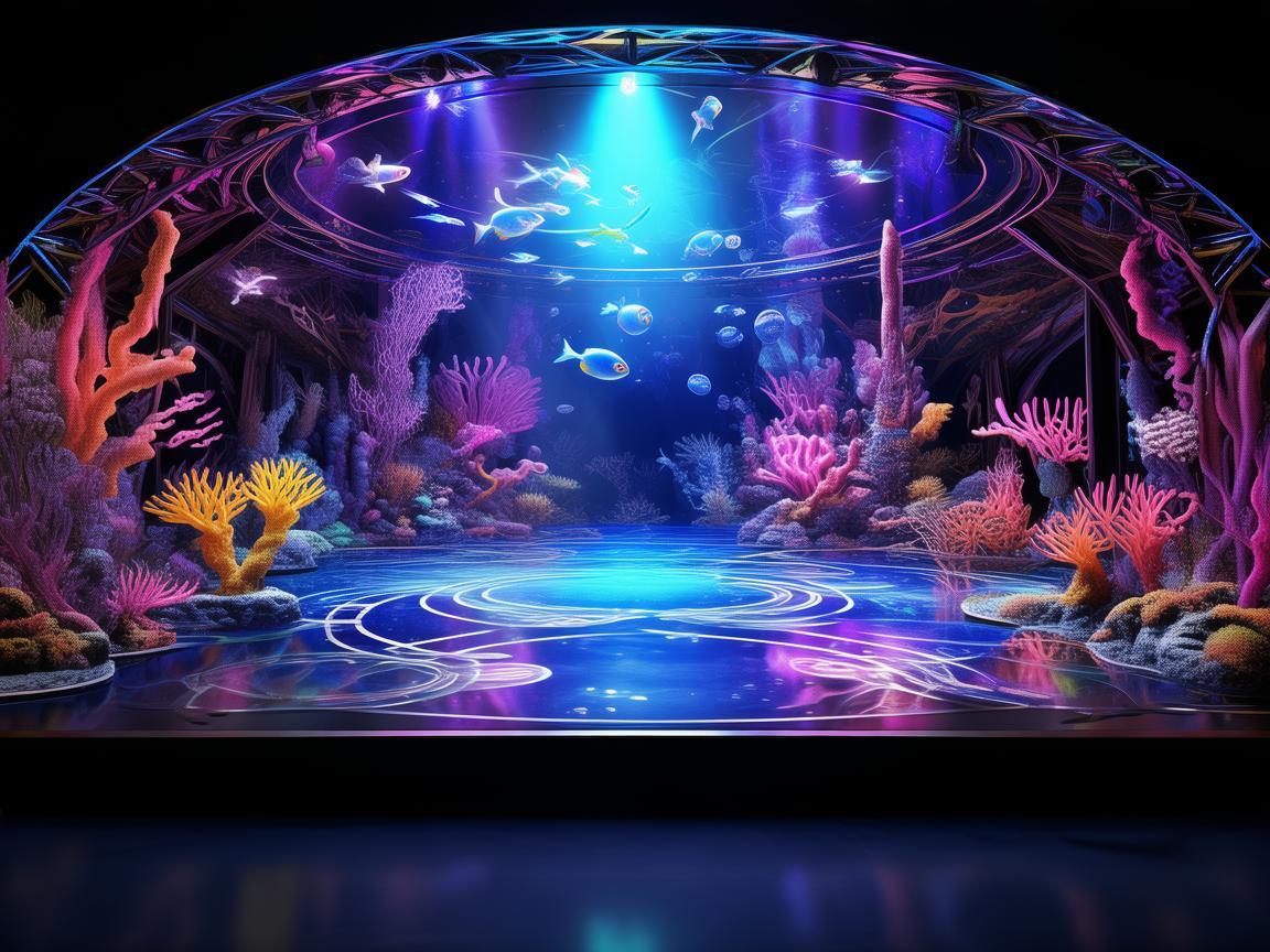 梦幻水族馆舞台设计，打造沉浸式海洋奇境