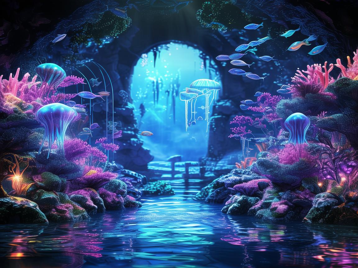 梦幻水族馆舞台设计，打造水下奇幻世界