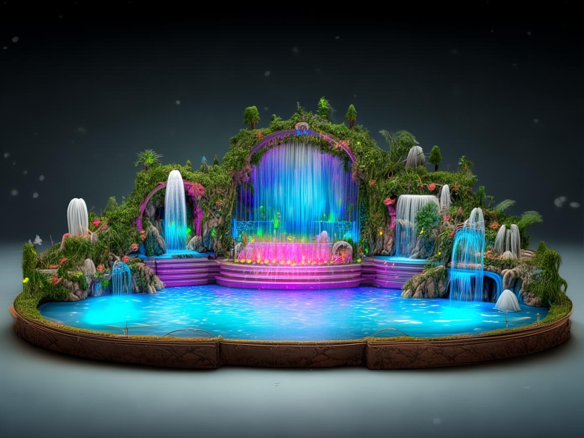 梦幻水上乐园舞台设计,打造清凉欢乐奇幻秀场