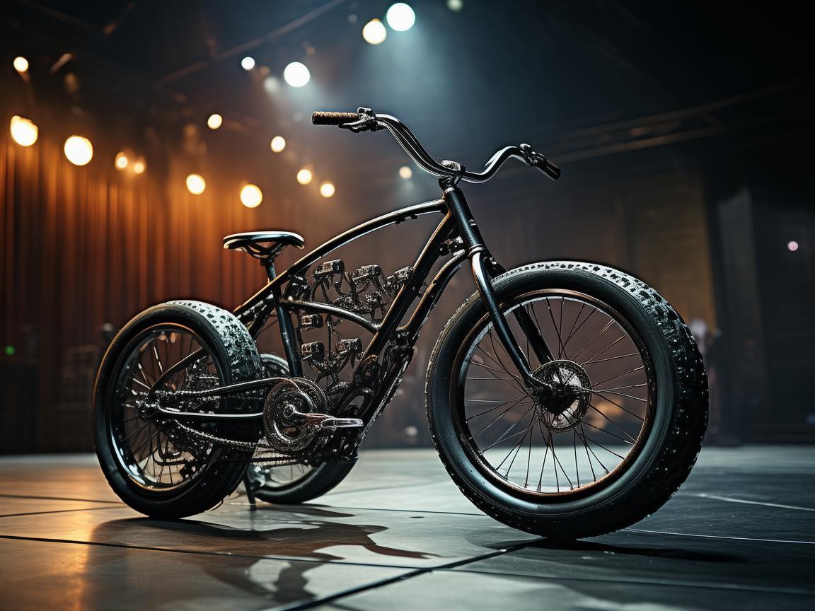 舞台上的残疾人三轮车，别样的艺术支点