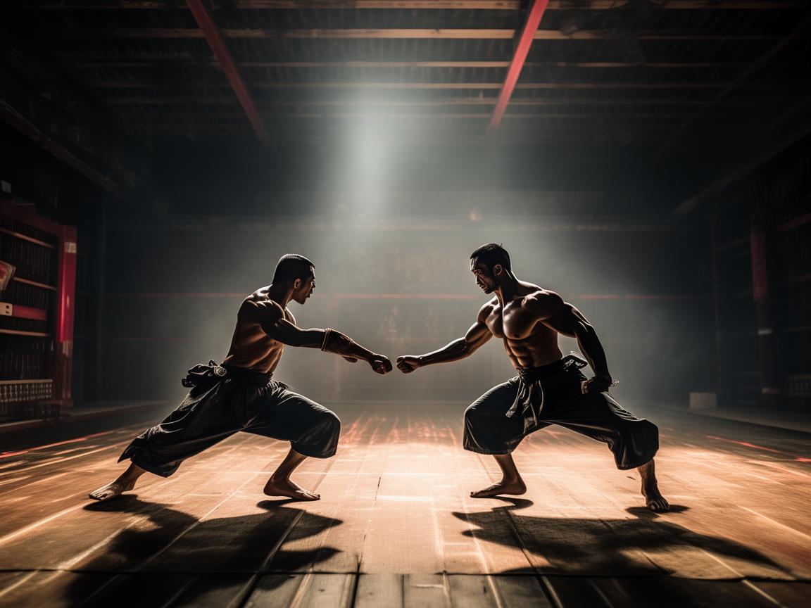 散打舞台，力量与艺术的碰撞