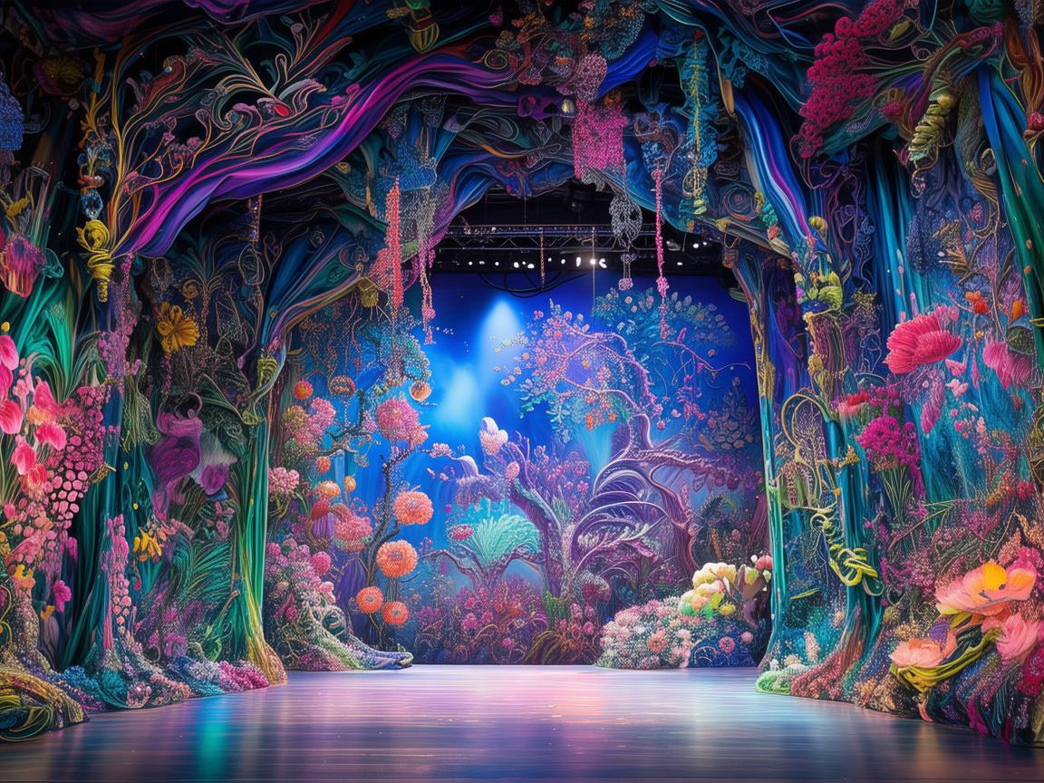 壁画，舞台空间的梦幻画笔