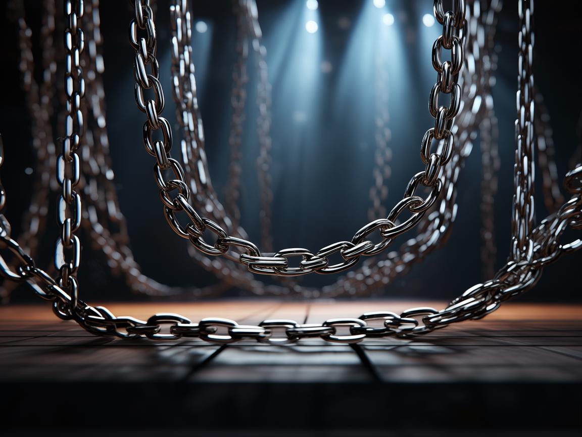 金属链，舞台上的灵动线条