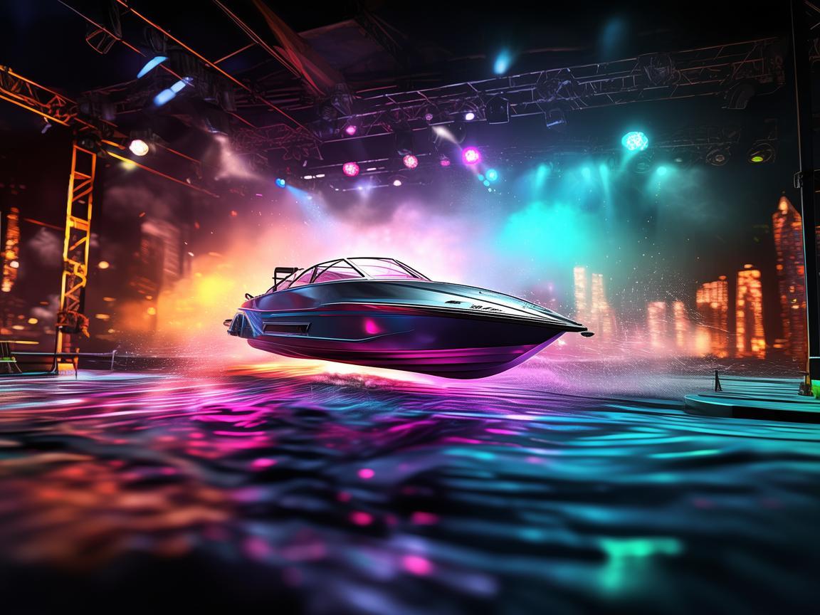 快艇舞台，动感与激情的演绎