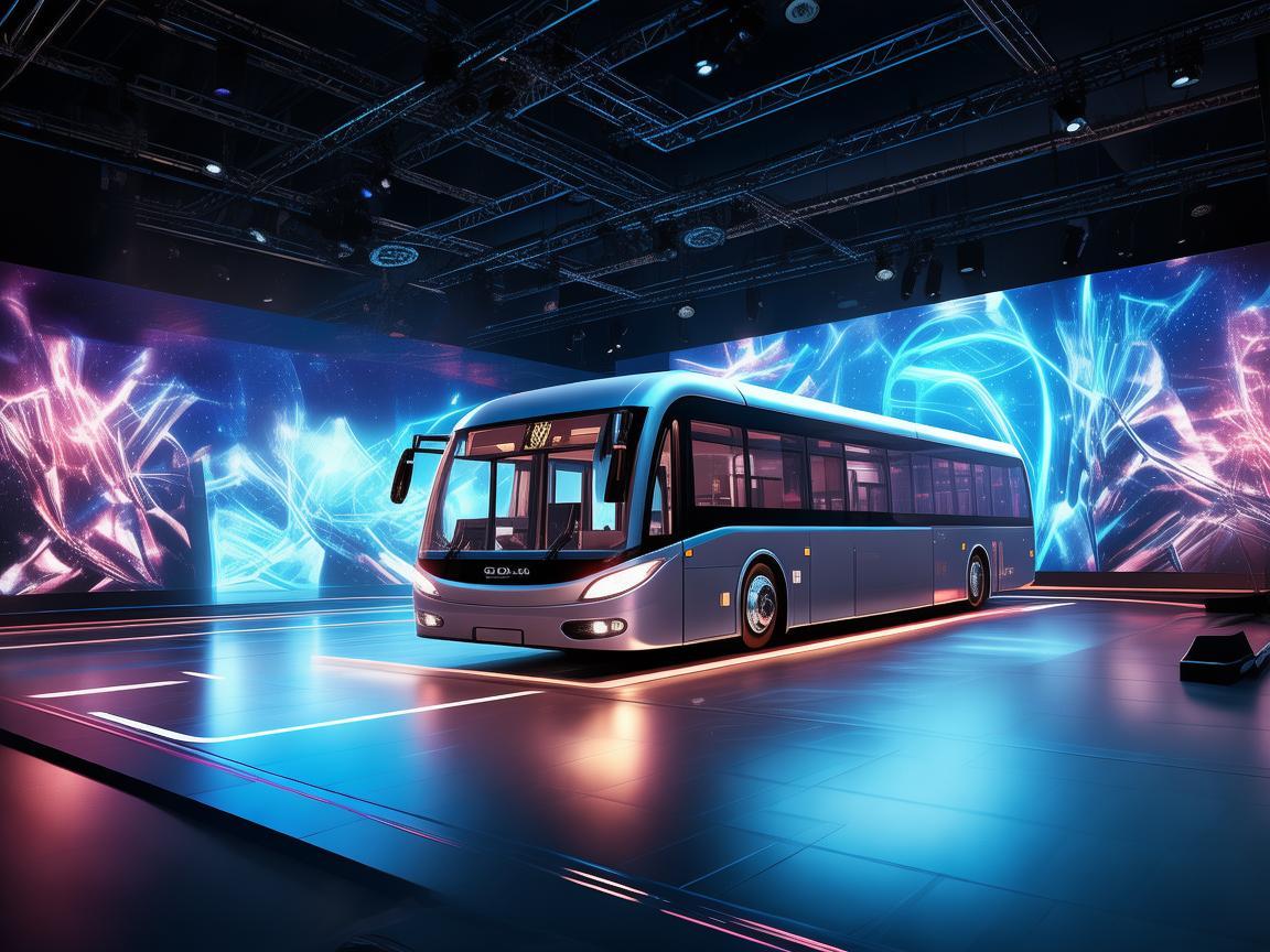 氢能源公交车舞台设计,科技与艺术的交融