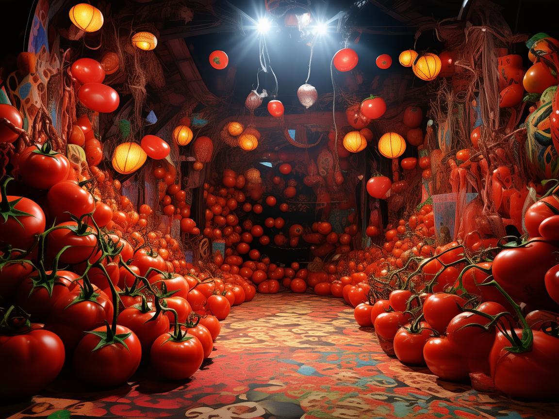 创意舞台,番茄酱绘就的奇幻篇章 创意舞台,番茄酱绘就的奇幻篇章