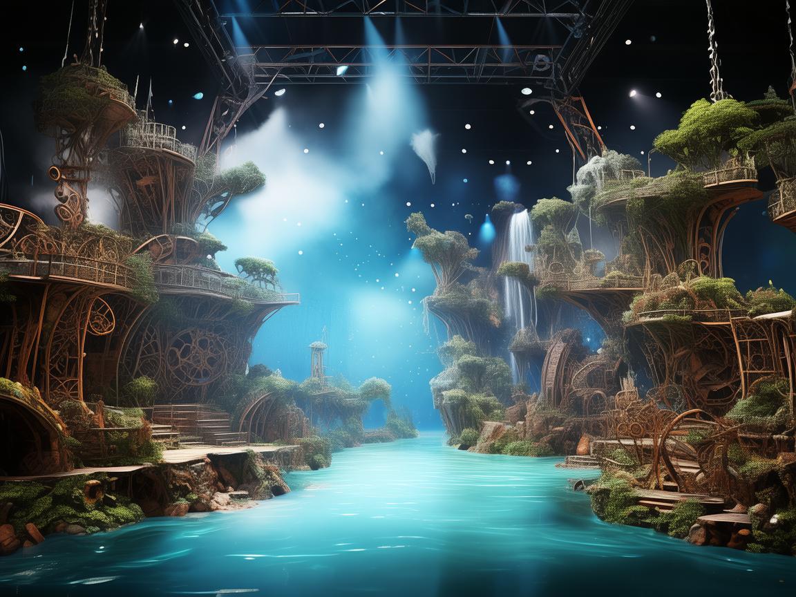 以挖泥船为灵感的舞台奇幻之旅