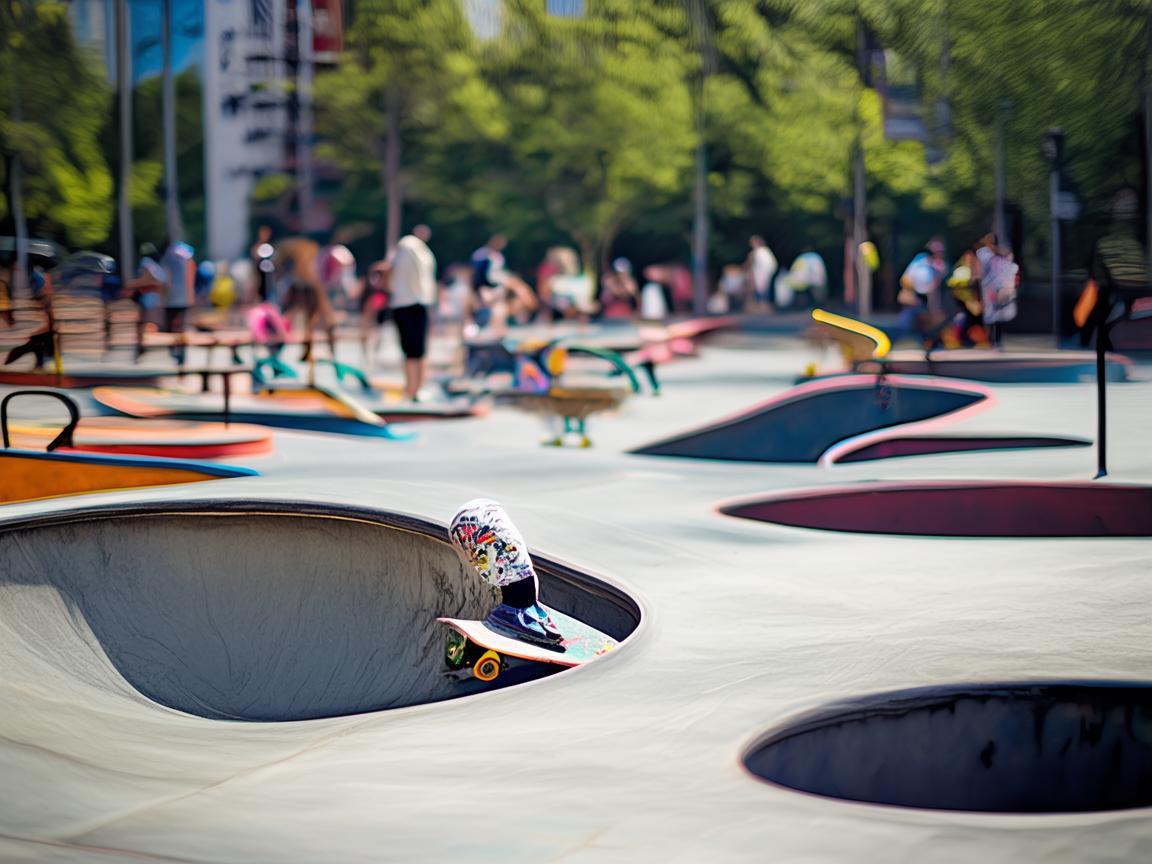 滑板公园，活力与创意的舞台