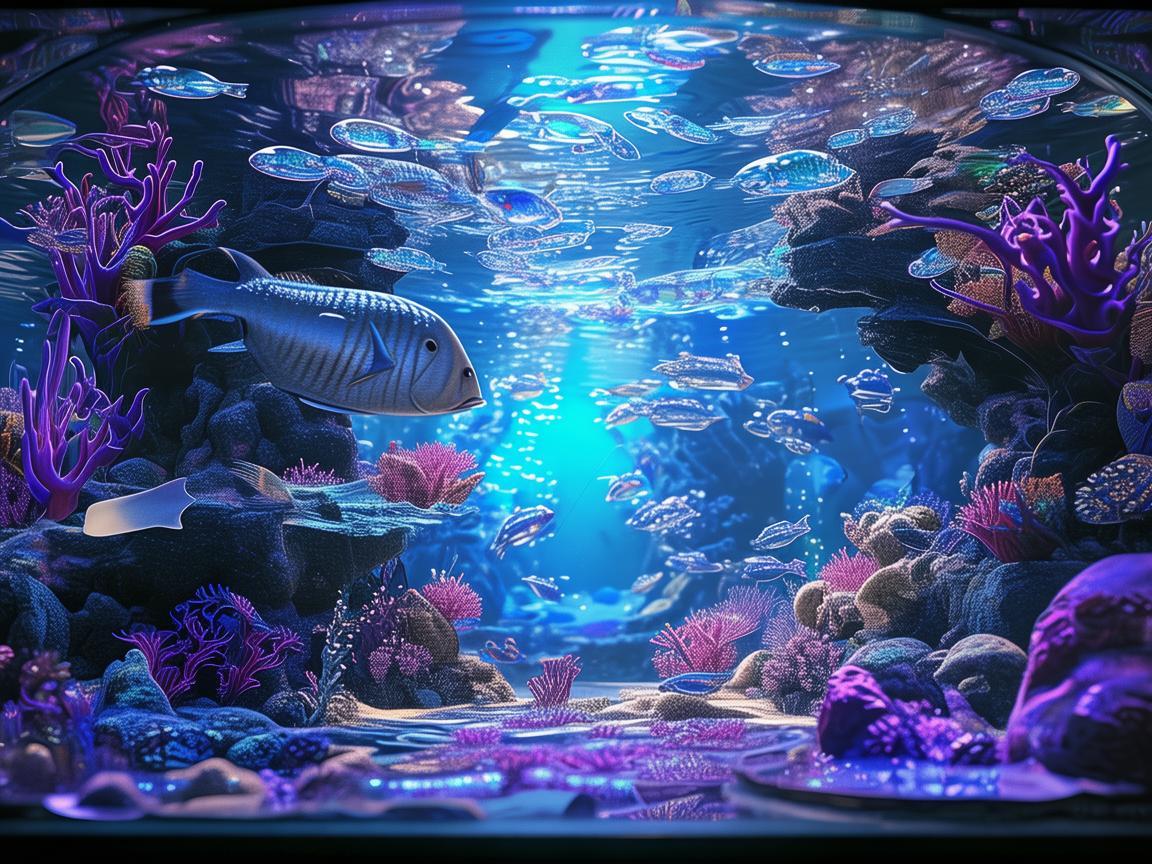 梦幻水族馆展区设计，打造沉浸式海洋奇观