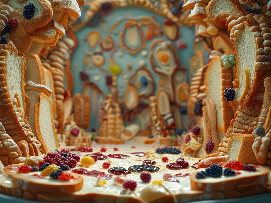 用吐司搭建的奇幻舞台