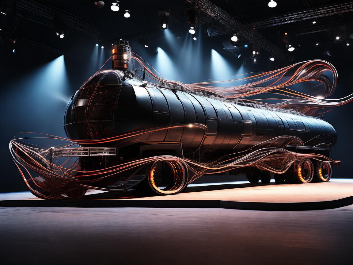 油罐车舞台设计,流动与震撼交织的艺术 油罐车舞台设计,流动与震撼交织的艺术