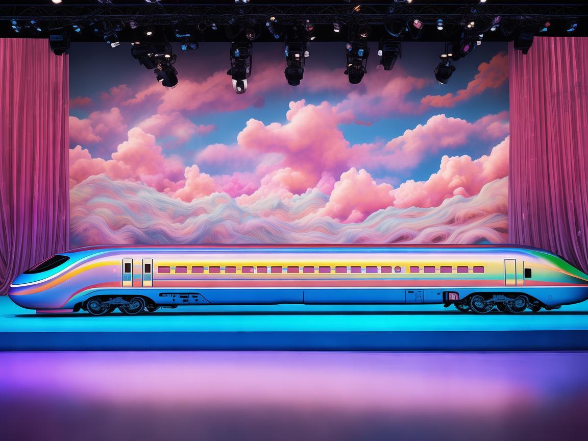 梦幻舞台，动车组列车的艺术重塑