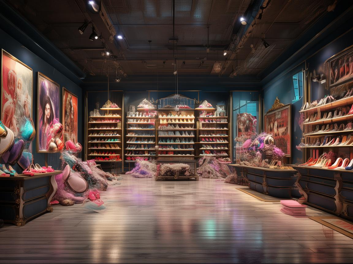 打造梦幻鞋店舞台，演绎时尚魅力空间