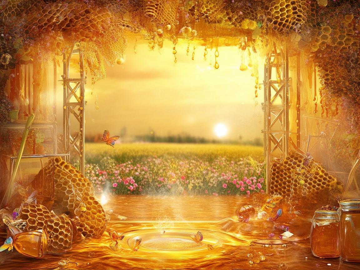 甜蜜梦境，蜂蜜主题舞台设计