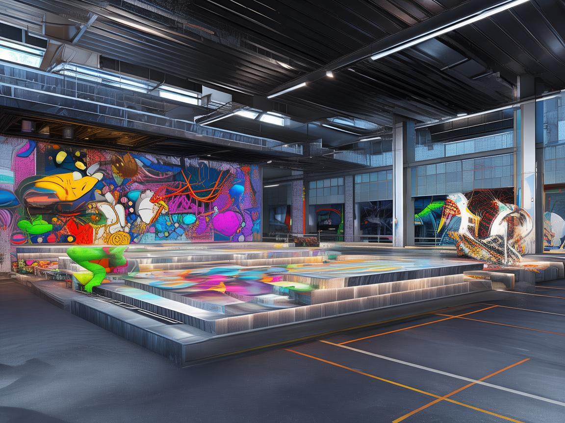 停车场舞台化设计，空间与艺术的融合