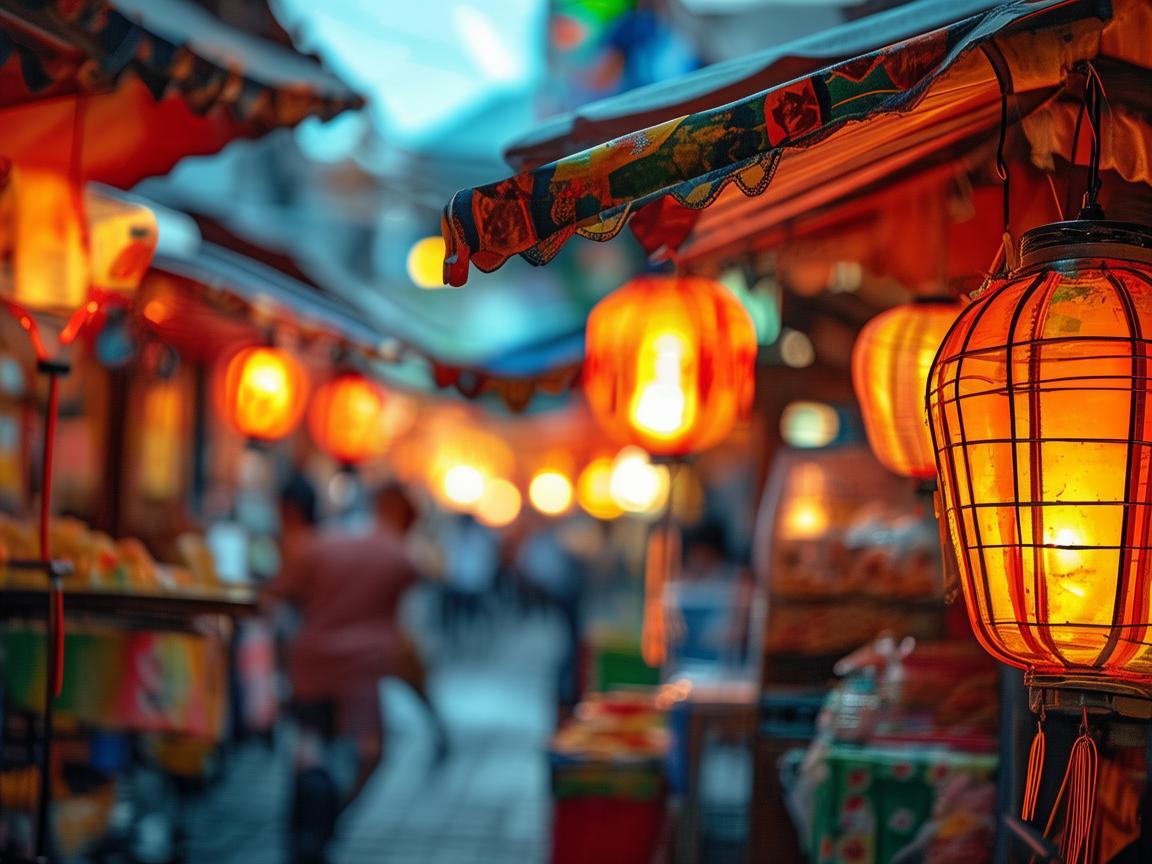 点亮夜市摊位，舞台设计视角下的独特魅力