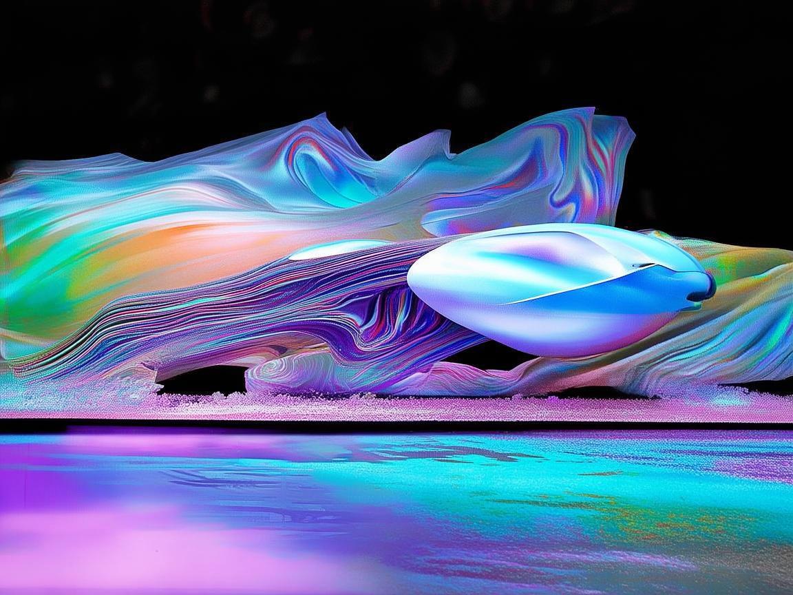 粉粒物料车舞台设计，流动与变幻的艺术