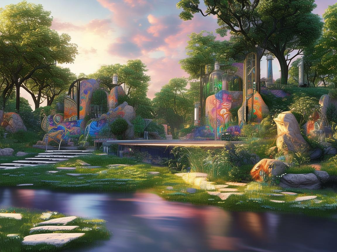 风景区舞台设计，融合自然与艺术的奇幻之旅